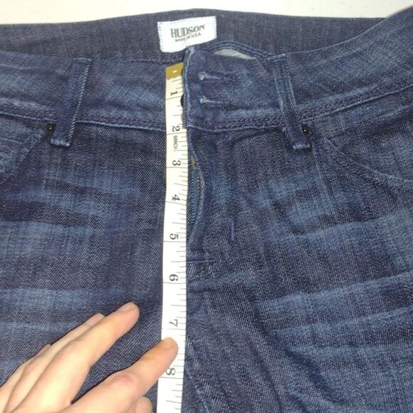 HUDSON Collin flap skinny jeans dark wash size 25 - Picture 9 of 14